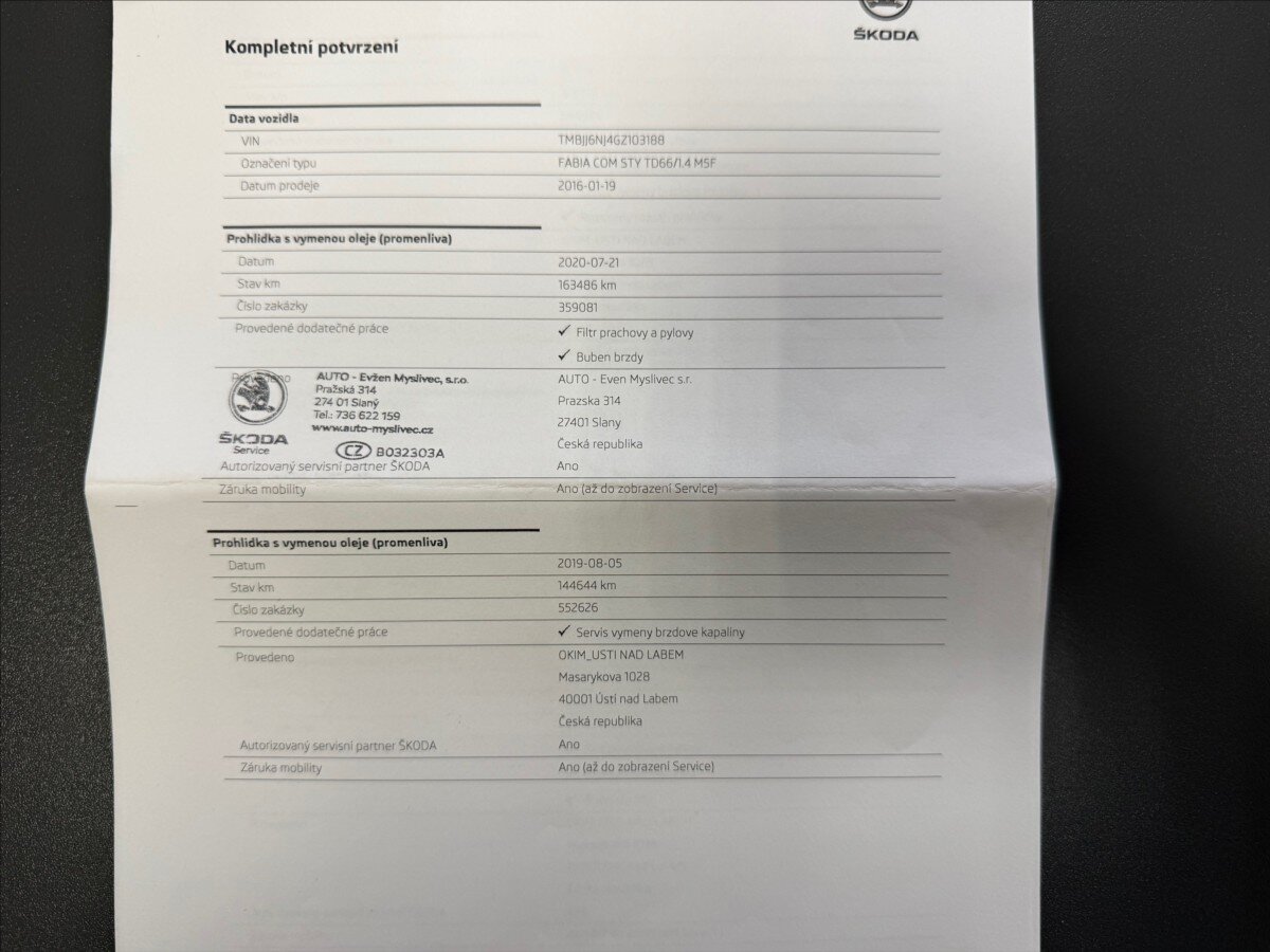 Škoda Fabia Kombi 1,4 l 66 kw