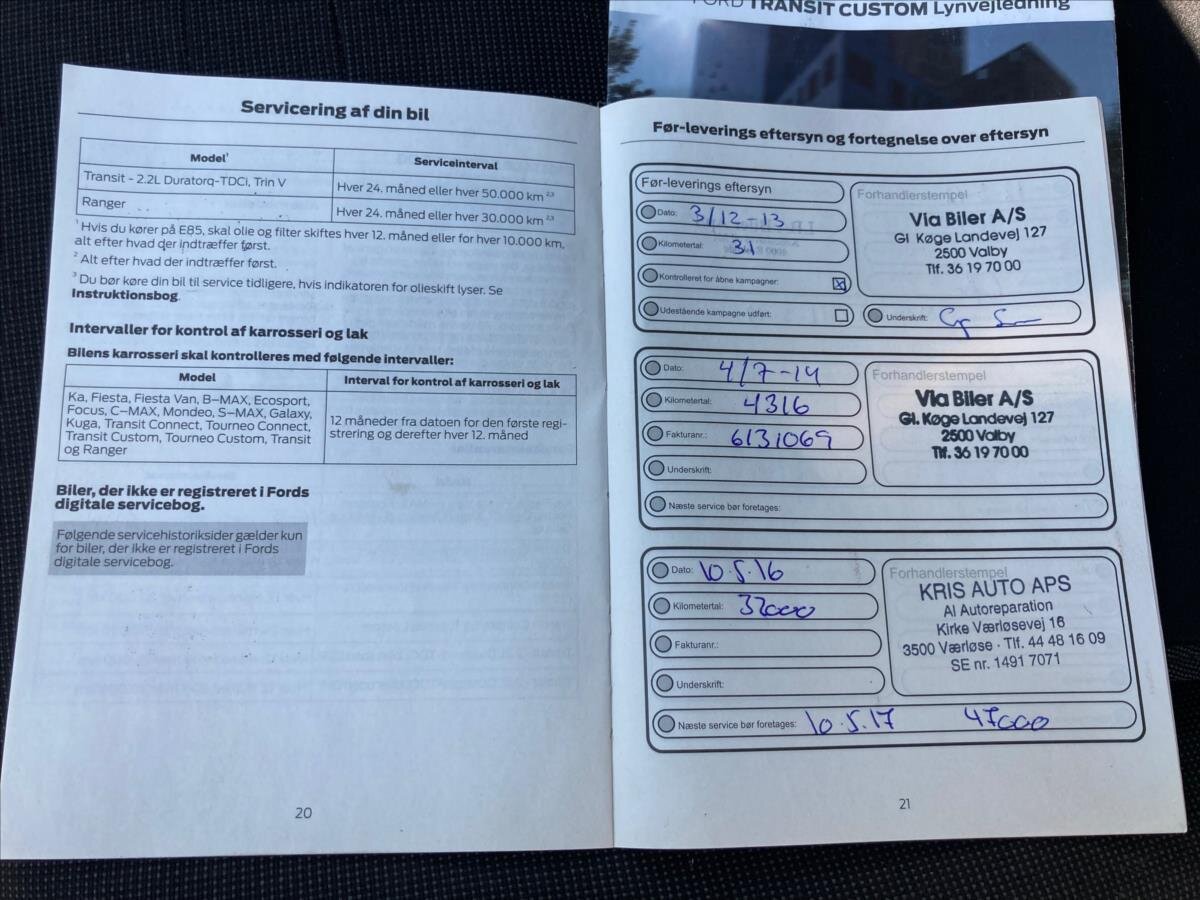 Ford Transit Custom VAN / Minibus 2,2 l 74 kw