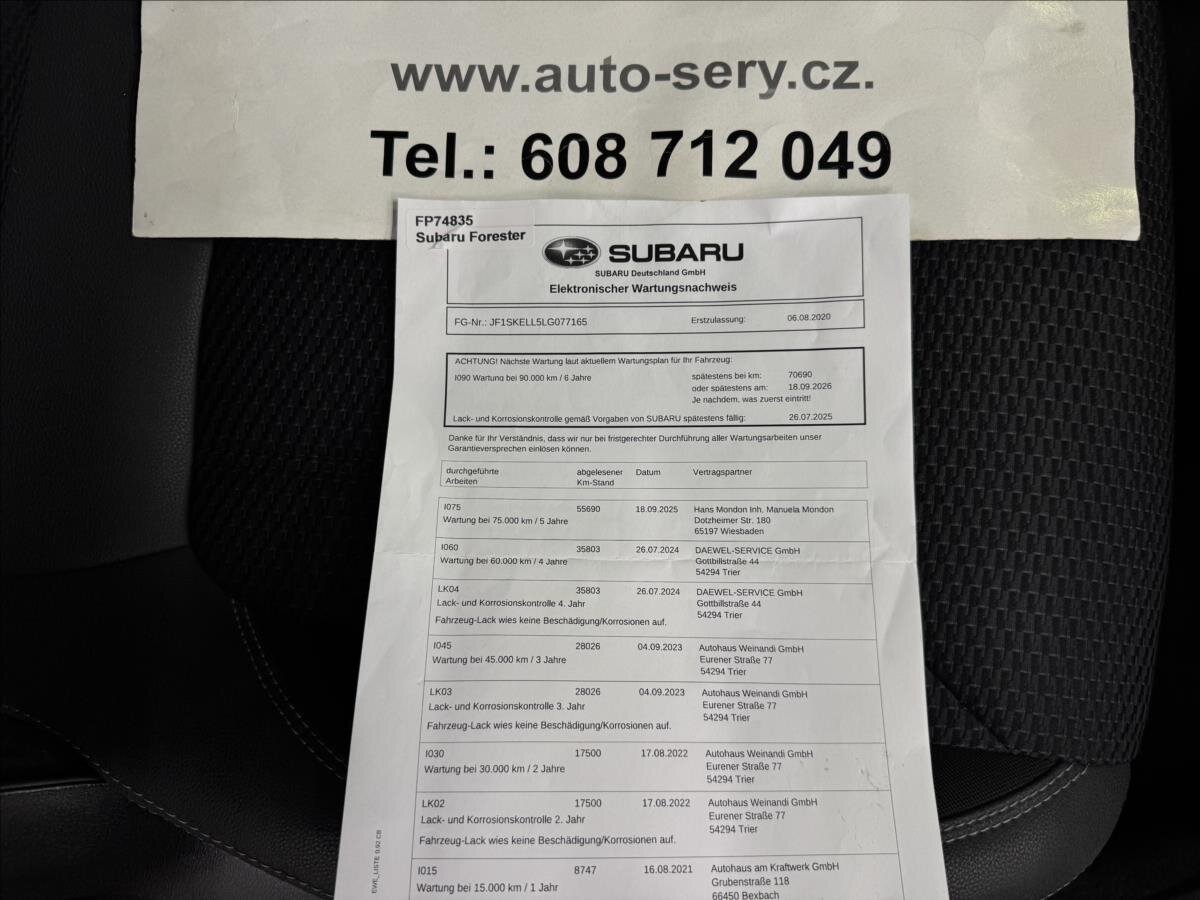 Subaru Forester SUV / Terénní 2,0 l 110 kw