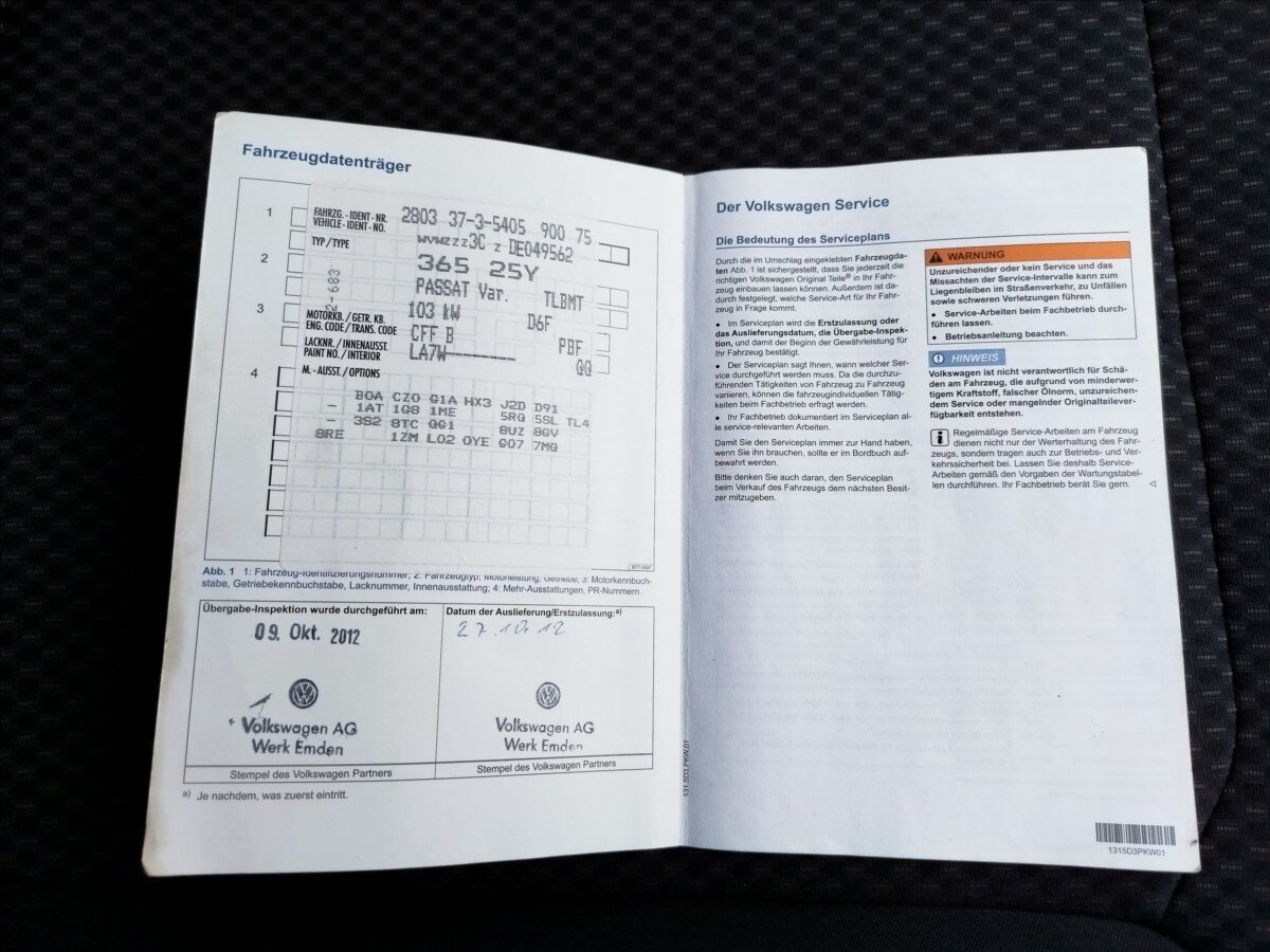 Volkswagen Passat Kombi 2,0 l 103 kw