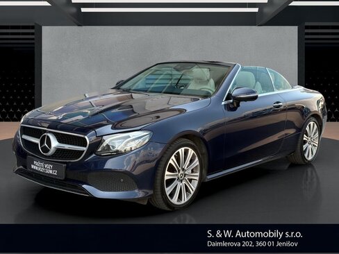 Mercedes-Benz Třídy E Kabriolet 2,9 l 250 kw