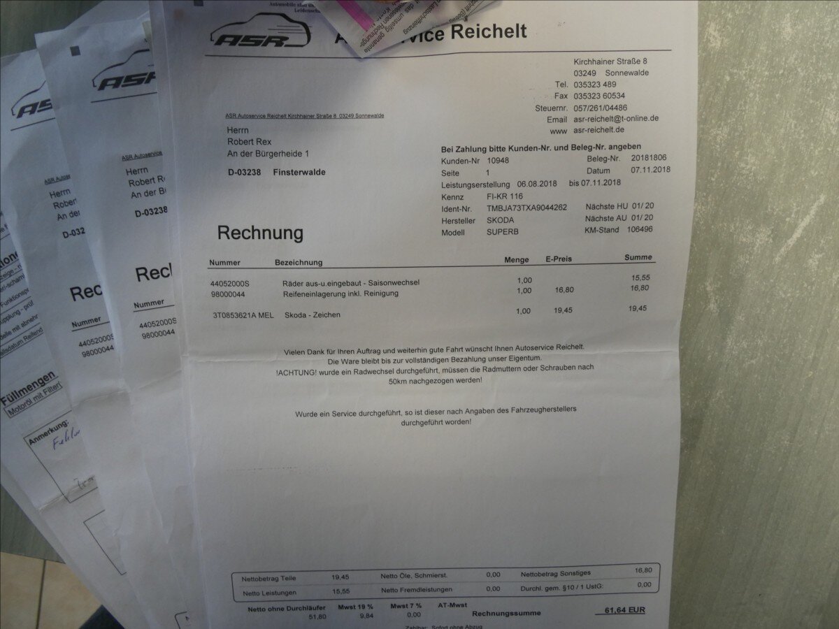 Škoda Superb Kombi 1,4 l 92 kw