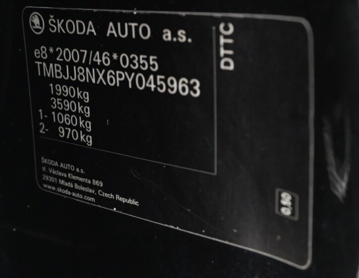 Škoda Octavia Kombi 2,0 l 110 kw