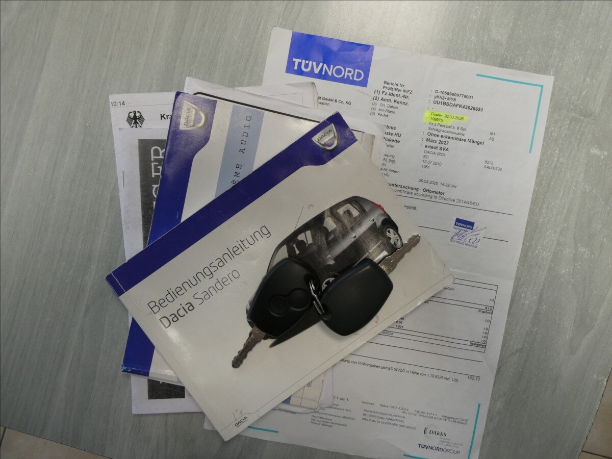 Dacia Sandero Hatchback 1,6 l 64 kw