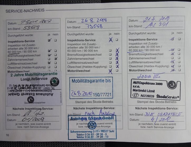 Škoda Octavia Kombi 1,9 l 74 kw