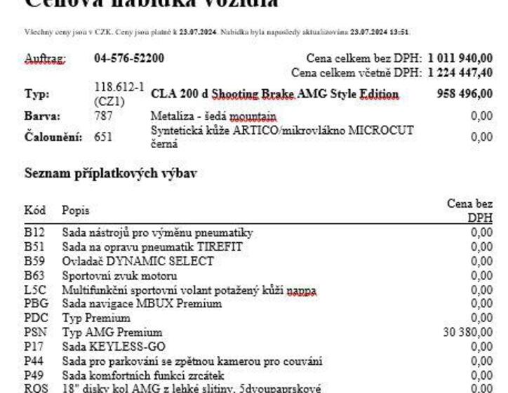 Mercedes-Benz CLA 18