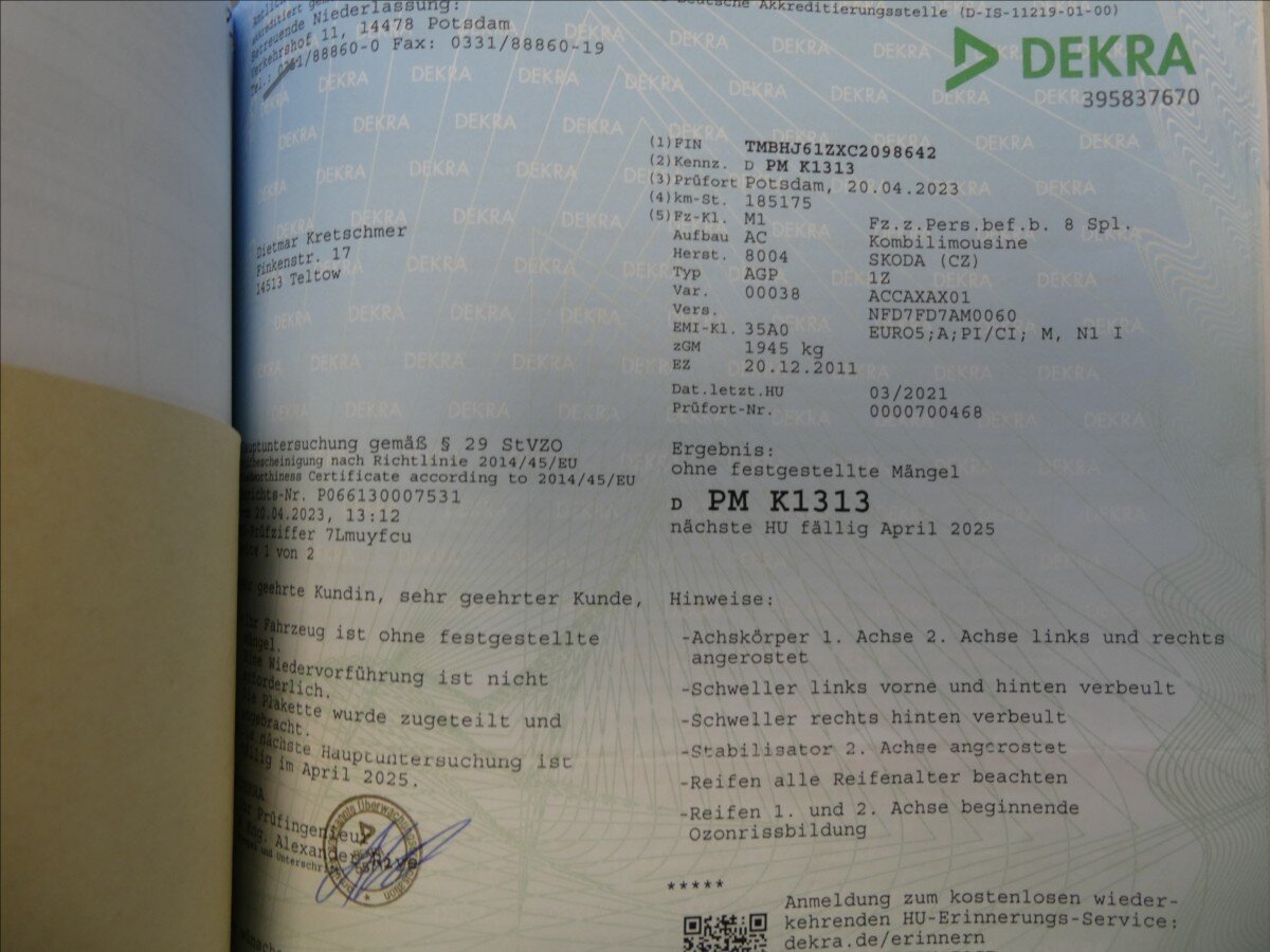 Škoda Octavia Kombi 1,4 l 90 kw