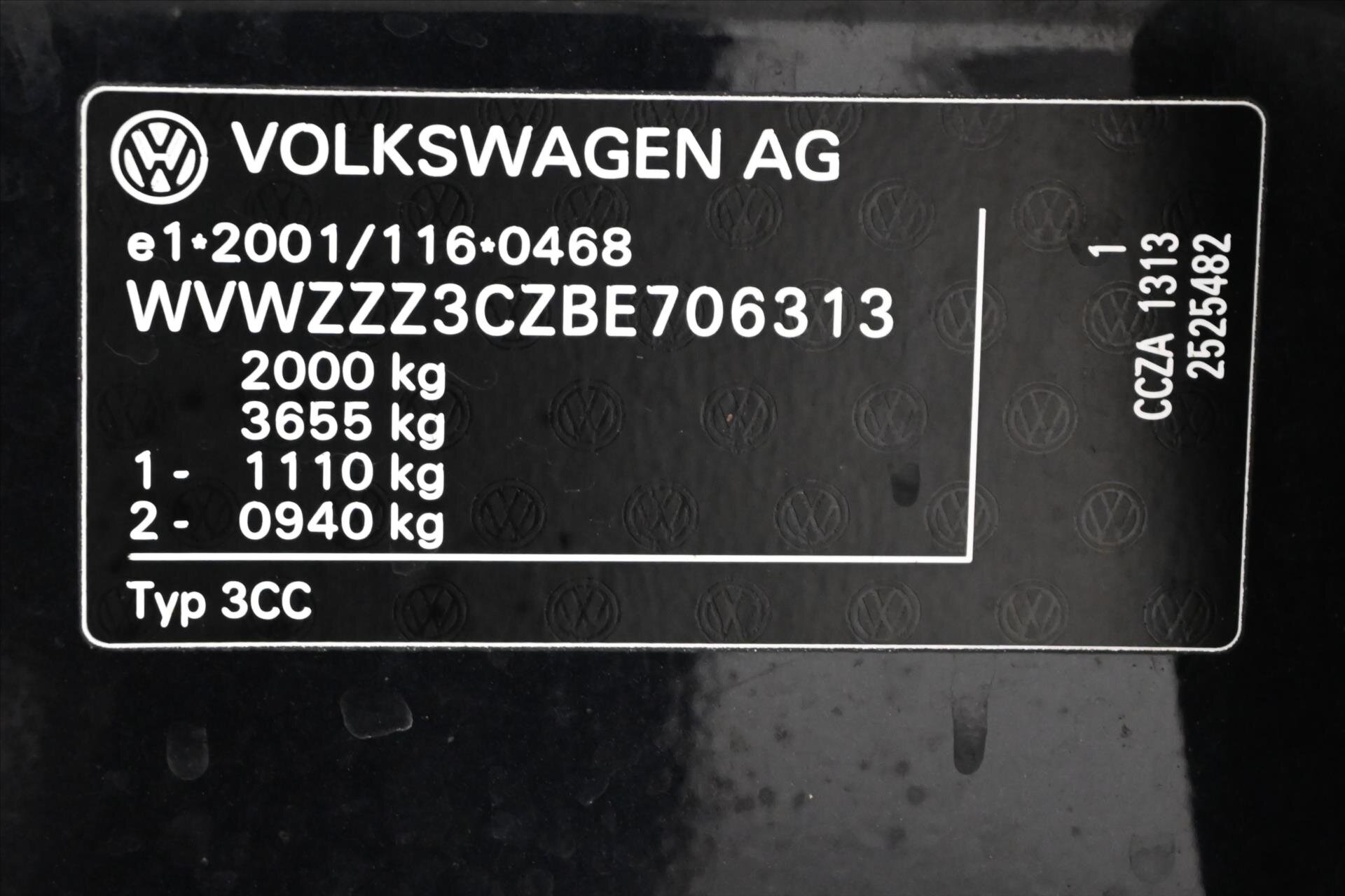 Volkswagen Passat CC Sedan 2,0 l 147 kw