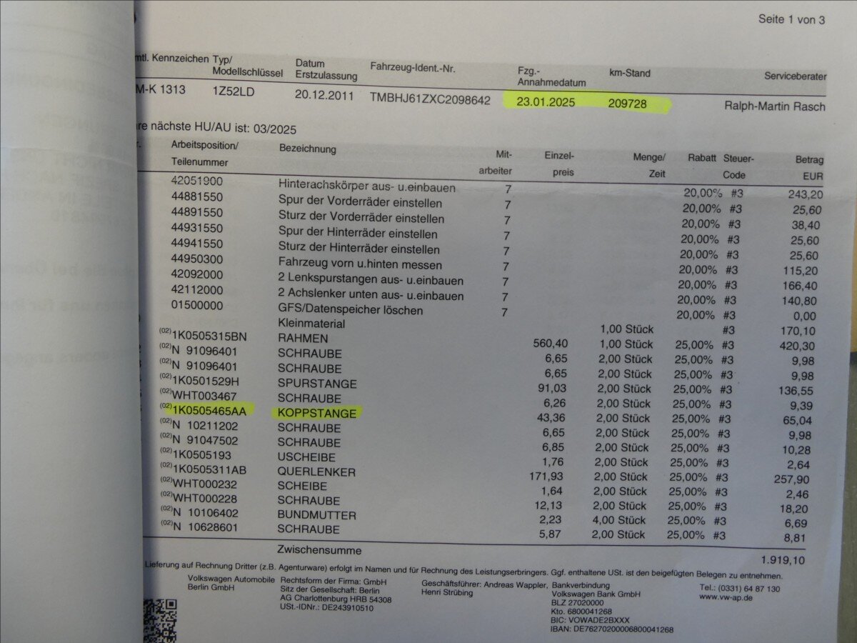 Škoda Octavia Kombi 1,4 l 90 kw