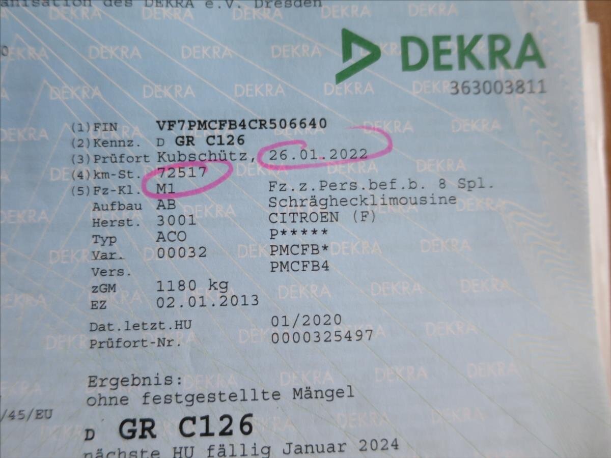 Citroën C1 Hatchback 998,0 50 kw