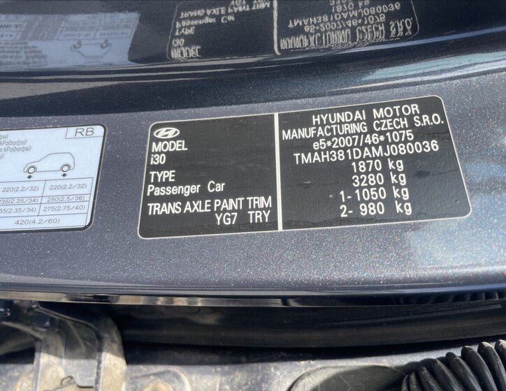 Hyundai i30 Kombi 1,5 l 117 kw