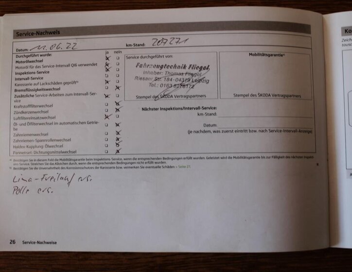 Škoda Octavia Kombi 2,0 l 147 kw