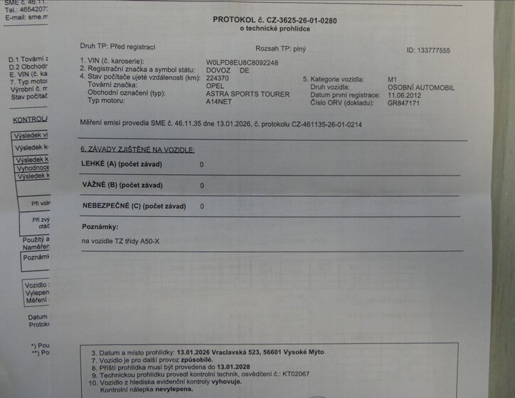 Opel Astra Kombi 1,4 l 88 kw