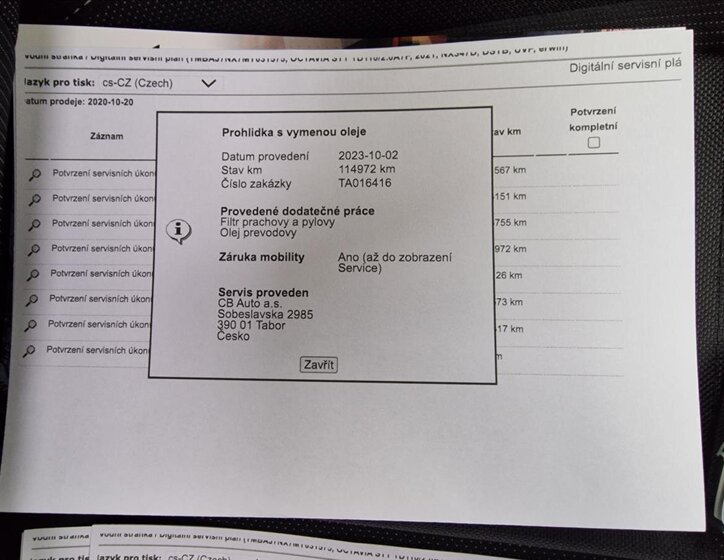 Škoda Octavia Liftback 2,0 l 110 kw