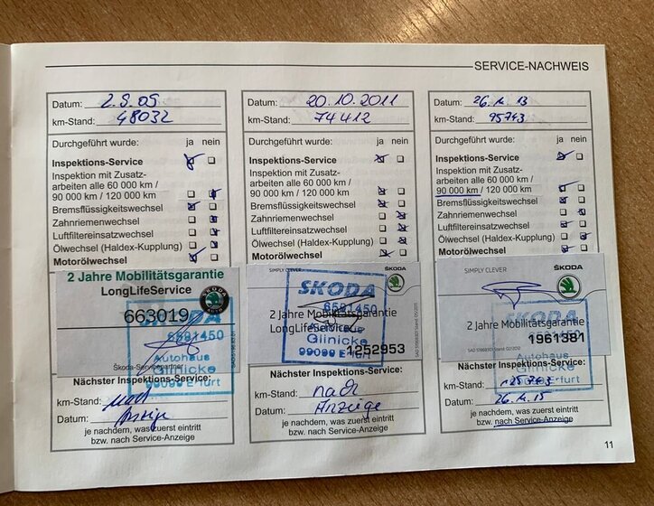 Škoda Octavia Kombi 1,6 l 75 kw