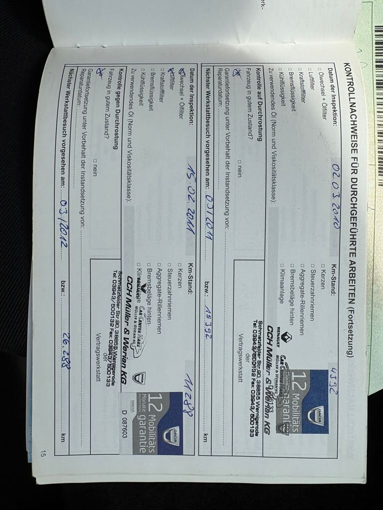 Dacia Sandero Hatchback 1,4 l 55 kw