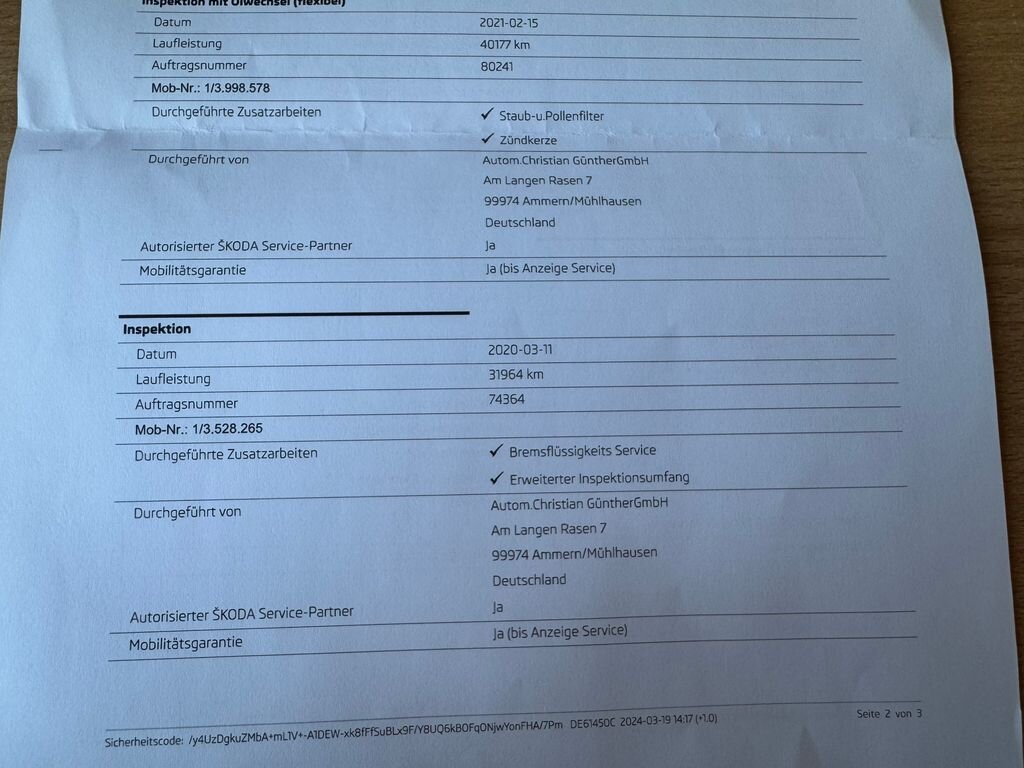 Škoda Superb Kombi 1,4 l 110 kw