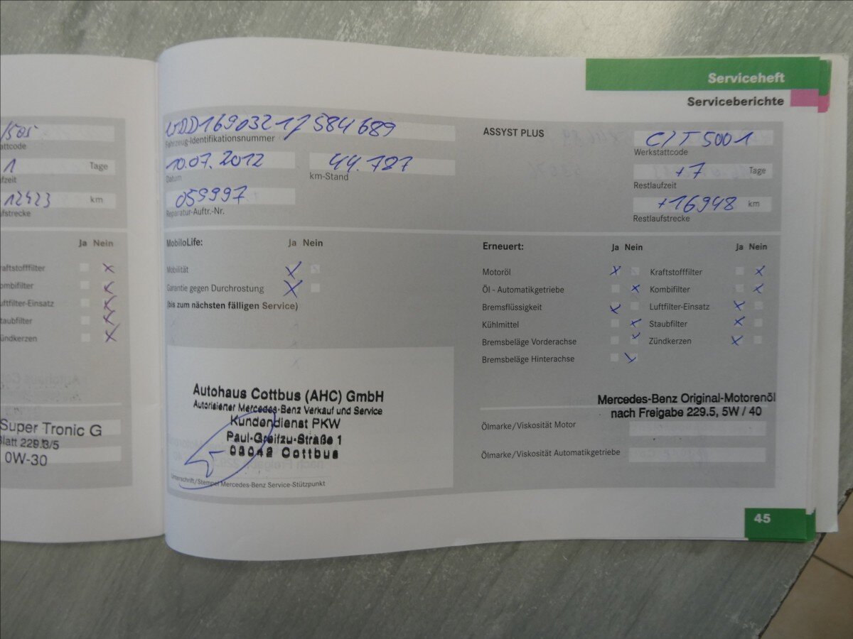 Mercedes-Benz Třídy A Hatchback 1,7 l 85 kw