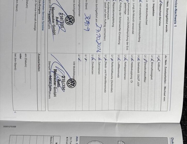 Volkswagen Touran MPV 1,6 l 77 kw