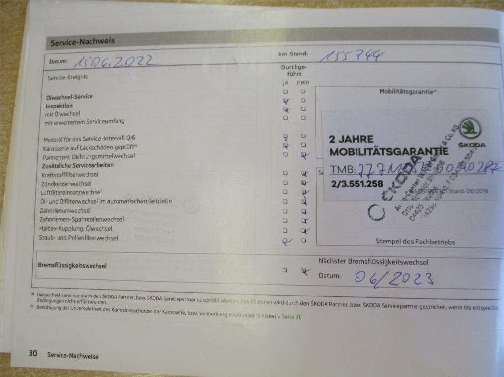 Škoda Octavia Kombi 2,0 l 110 kw