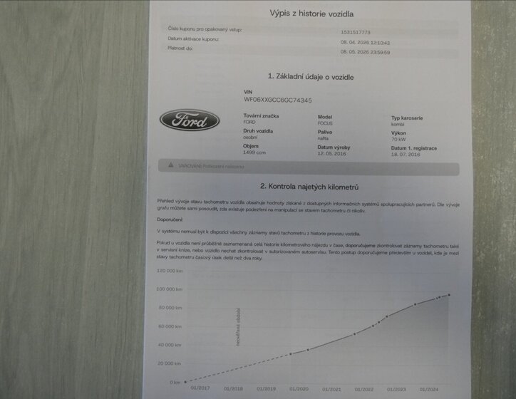 Ford Focus Kombi 1,5 l 70 kw