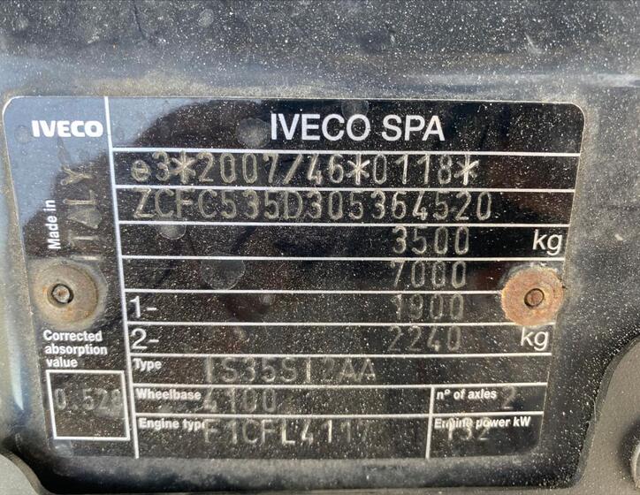 Iveco Daily Skříň 3,0 l 132 kw