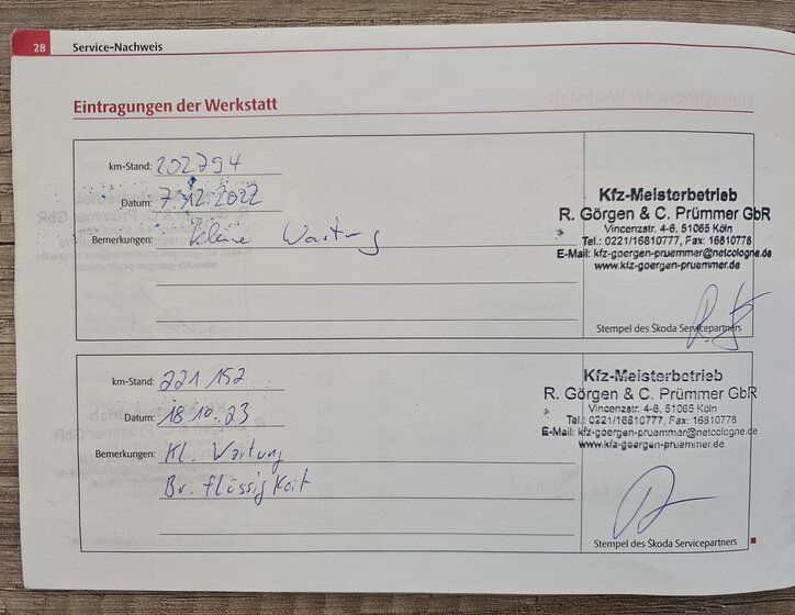 Škoda Octavia Kombi 2,0 l 103 kw