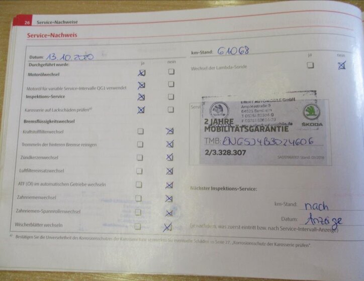 Škoda Fabia Hatchback 1,2 l 77 kw