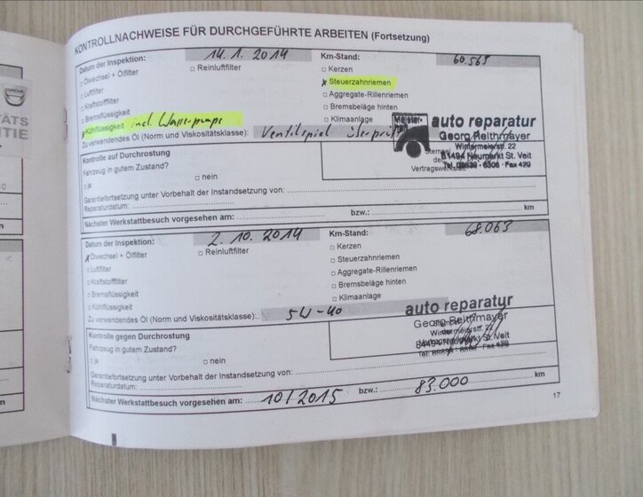 Dacia Logan Kombi 1,4 l 55 kw