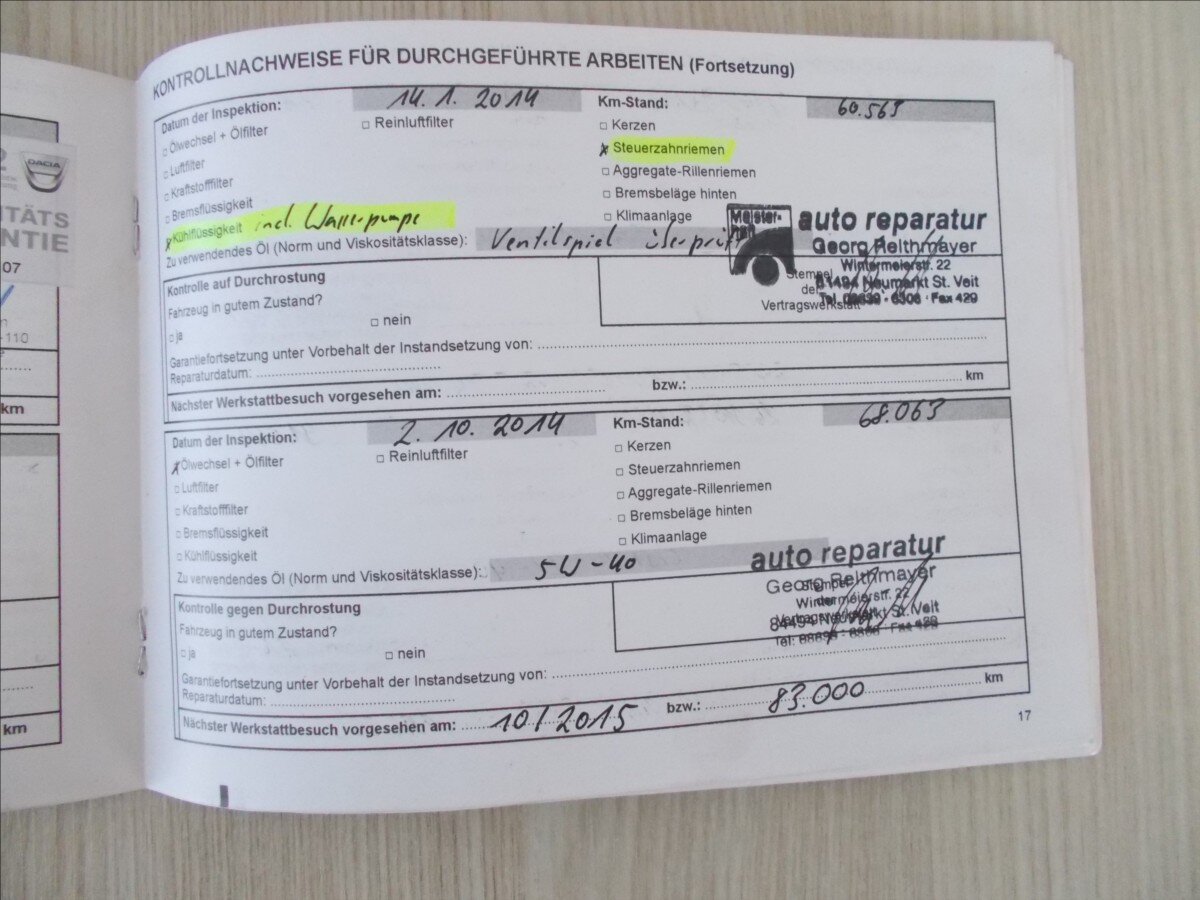 Dacia Logan Kombi 1,4 l 55 kw