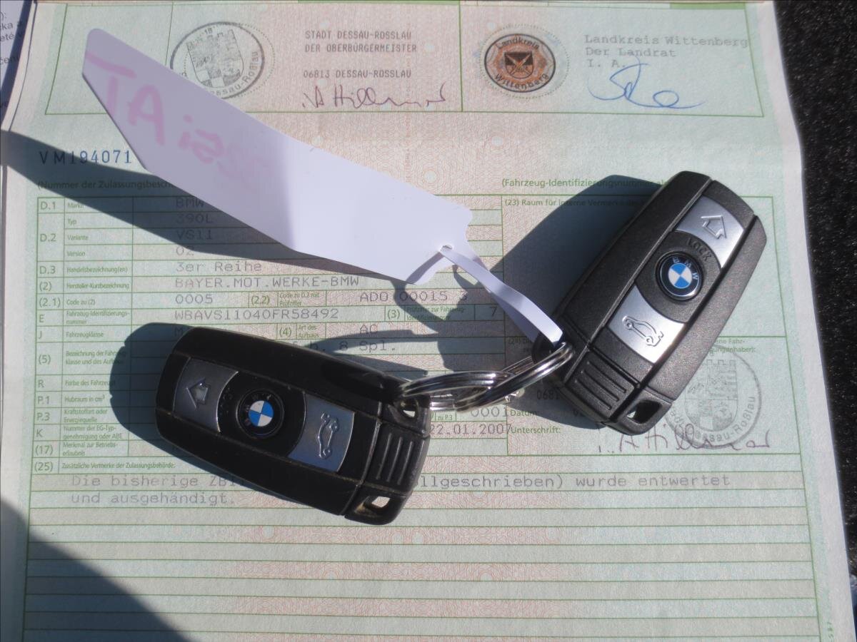 BMW Řada 3 Kombi 2,5 l 160 kw