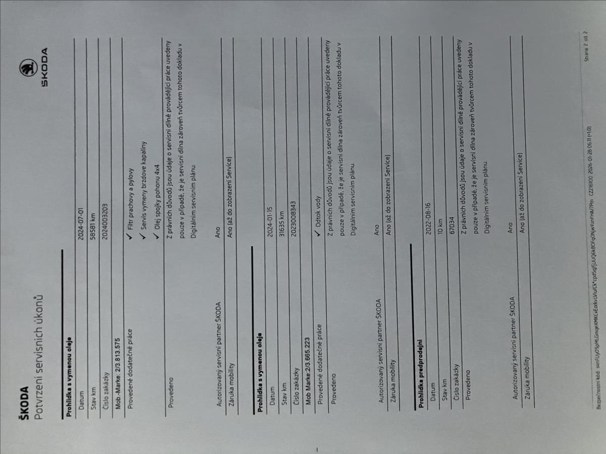 Škoda Octavia Kombi 2,0 l 147 kw