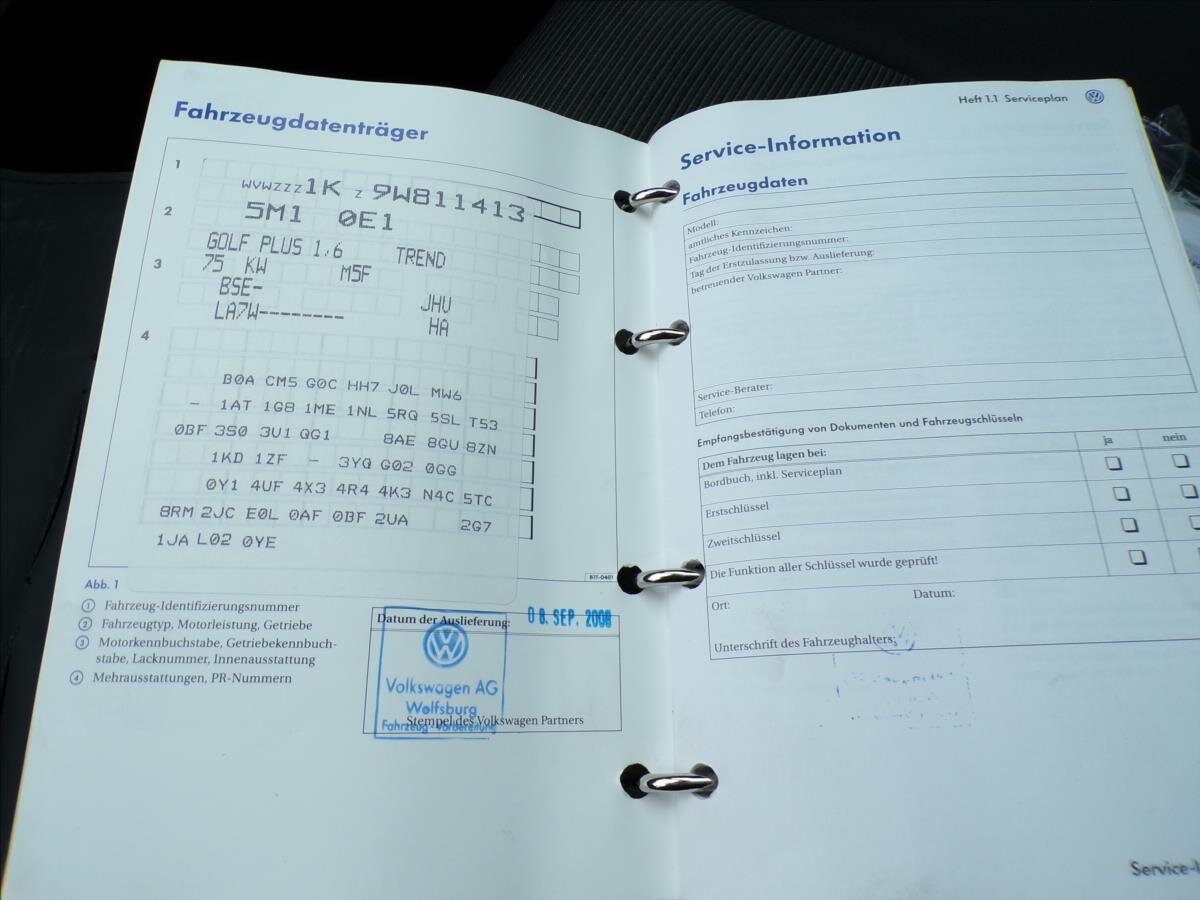 Volkswagen Golf Plus Kombi 1,6 l 75 kw