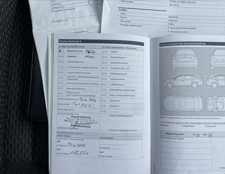 Volkswagen Touran MPV 2,0 l 110 kw