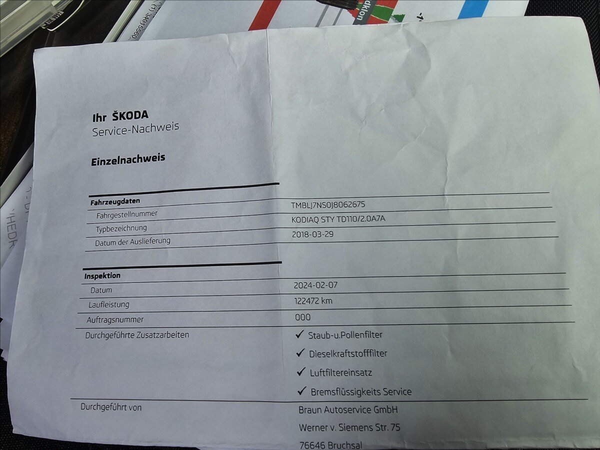 Škoda Kodiaq Kombi 2,0 l 110 kw