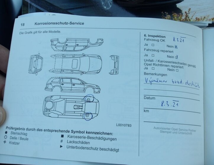 Opel Zafira Kombi 2,0 l 125 kw