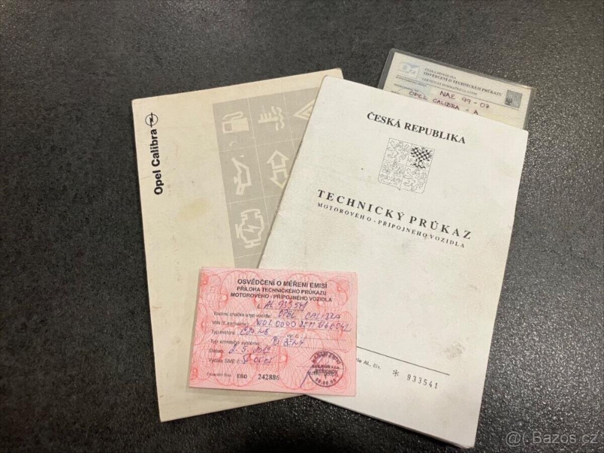 Opel Calibra Kupé 2,0 l 85 kw