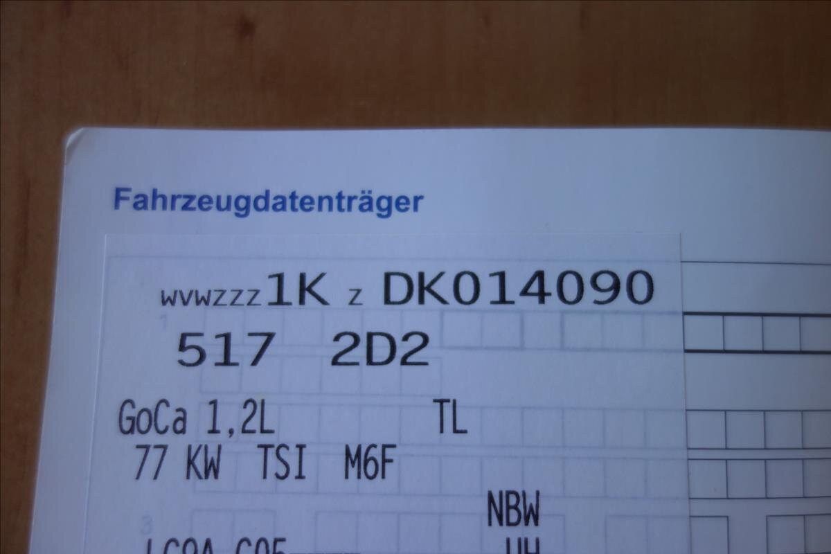 Volkswagen Golf Kabriolet 1,2 l 77 kw