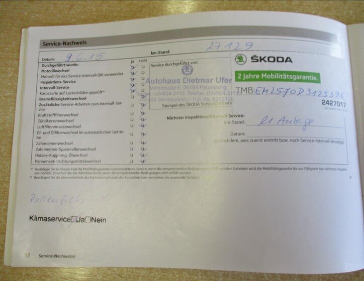 Škoda Fabia Hatchback 1,2 l 63 kw