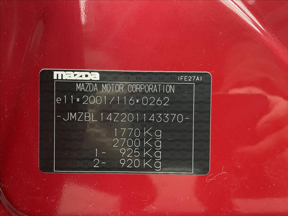 Mazda 3 Hatchback 1,6 l 77 kw