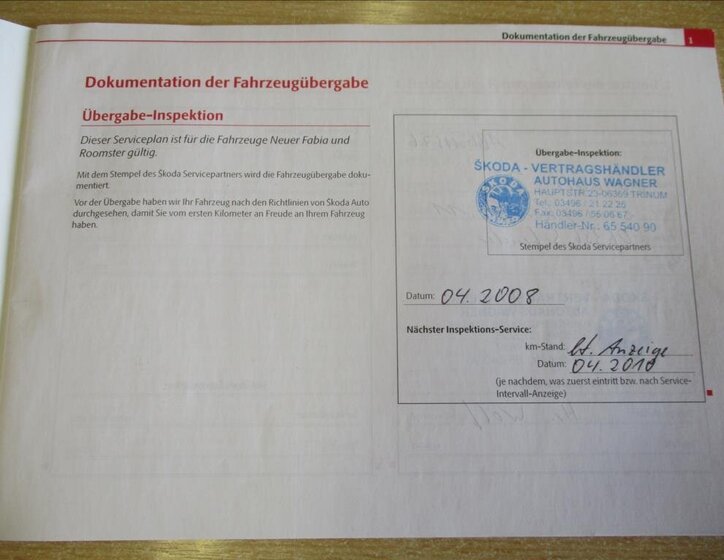 Škoda Roomster Kombi 1,4 l 63 kw