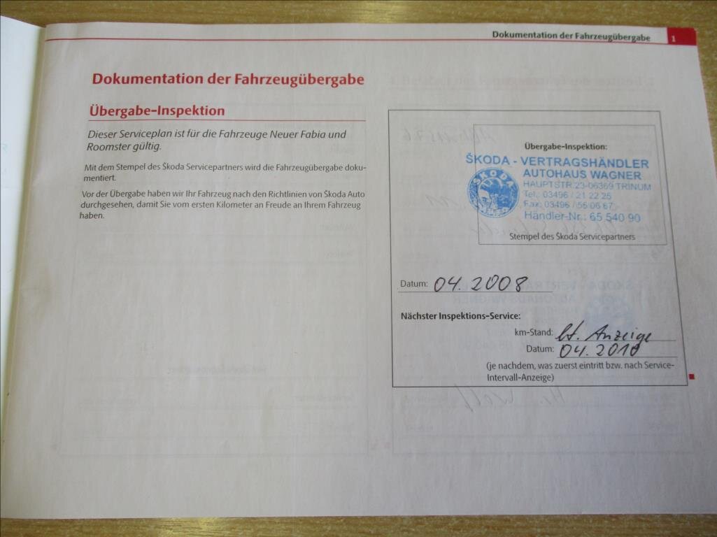 Škoda Roomster Kombi 1,4 l 63 kw