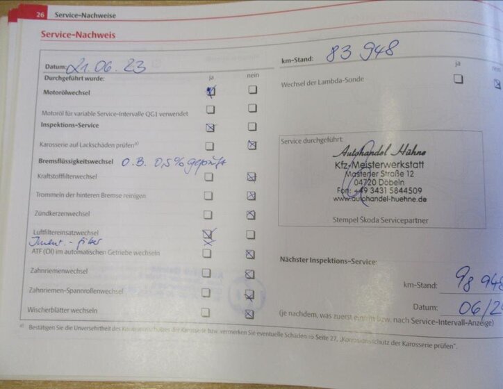 Škoda Fabia Kombi 1,2 l 77 kw