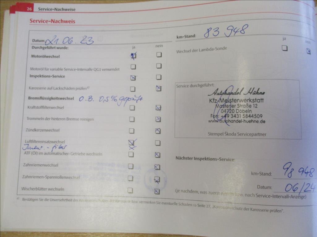 Škoda Fabia Kombi 1,2 l 77 kw