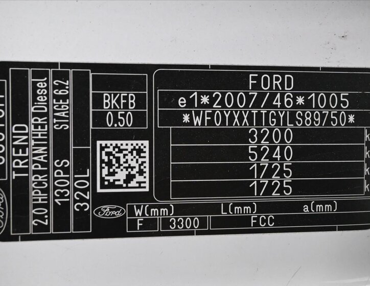 Ford Transit Custom Skříň 2,0 l 96 kw