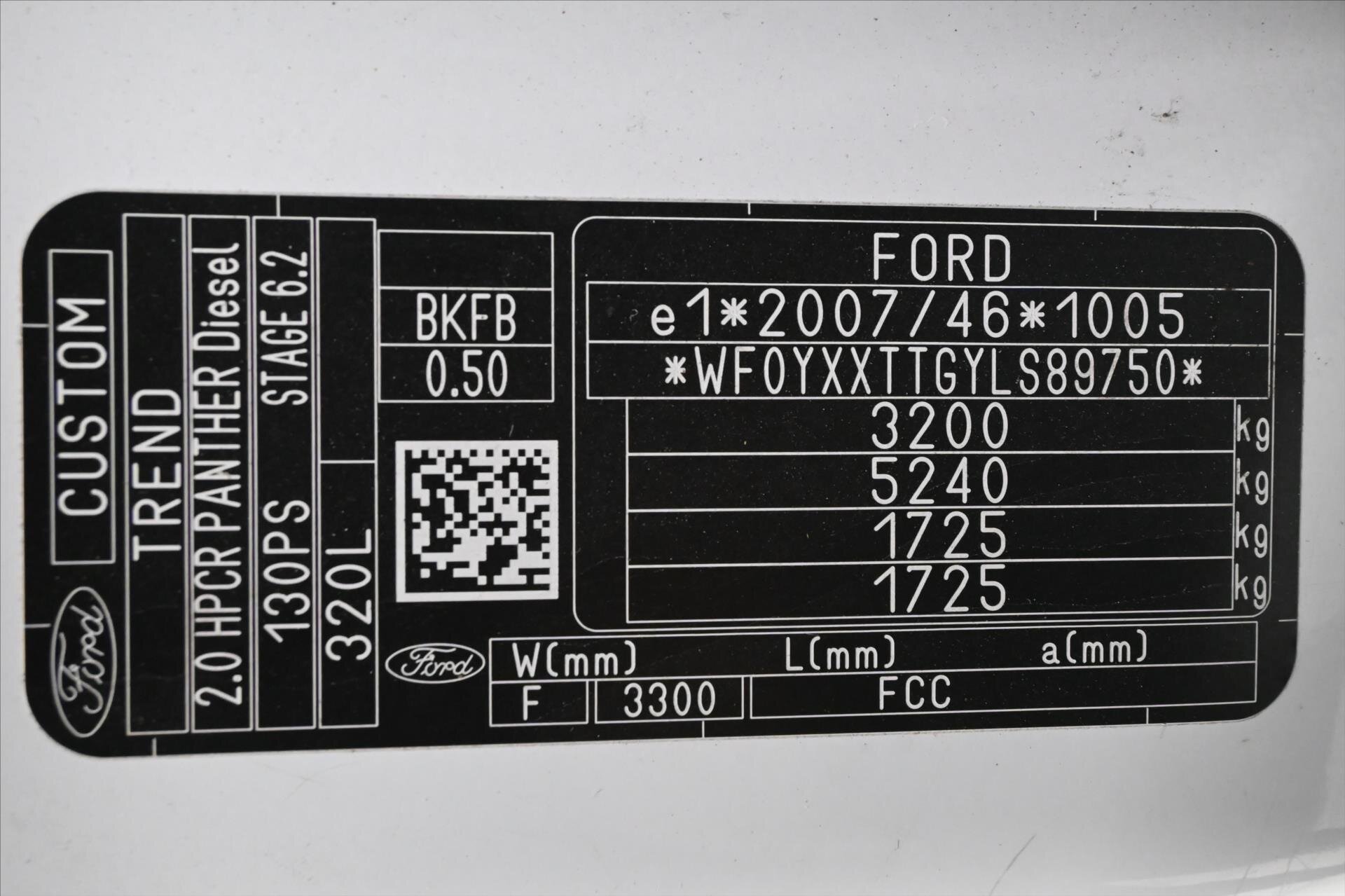 Ford Transit Custom Skříň 2,0 l 96 kw