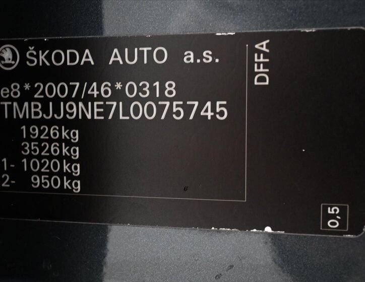 Škoda Octavia Kombi 2,0 l 110 kw