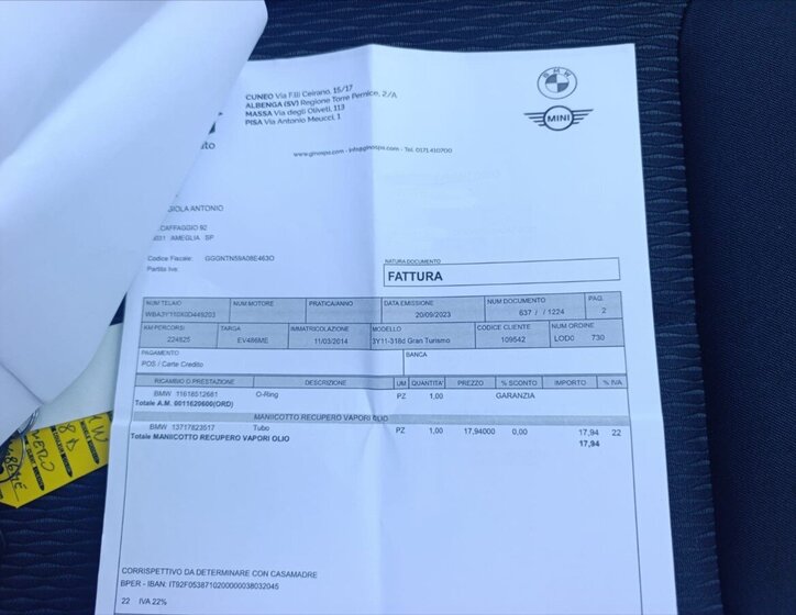 BMW Řada 3 Liftback 2,0 l 105 kw