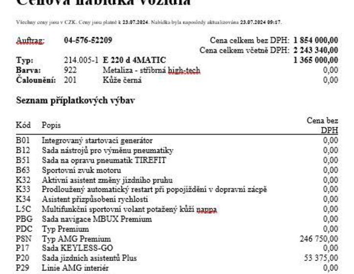 Mercedes-Benz Třídy E 18