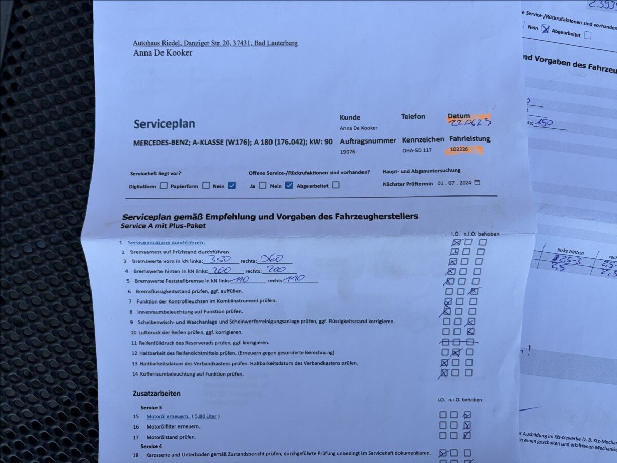 Mercedes-Benz Třídy A Hatchback 1,6 l 90 kw